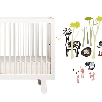 Muursticker Woodland Wee Galle