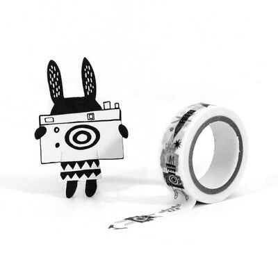 Noodoll_maskingtape_rabbit_wit