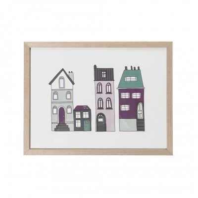 Sebra_poster_houten_lijst_huis