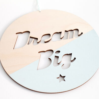 Sign dreambig mint
